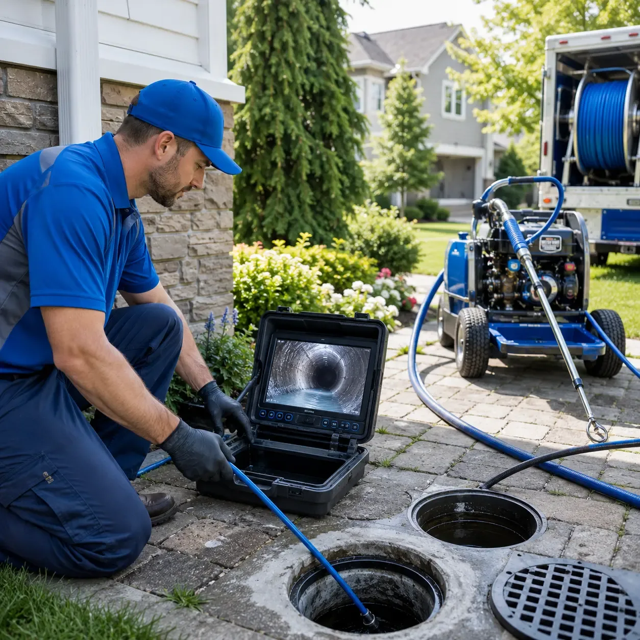 Outdoor drain cleaning professionals serving Jonesville, IN