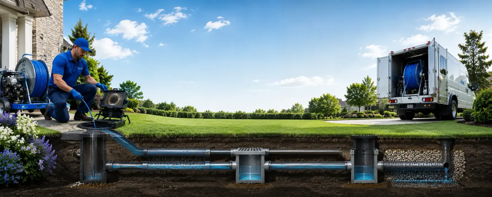 Outdoor drain cleaning information for Jonesville, IN